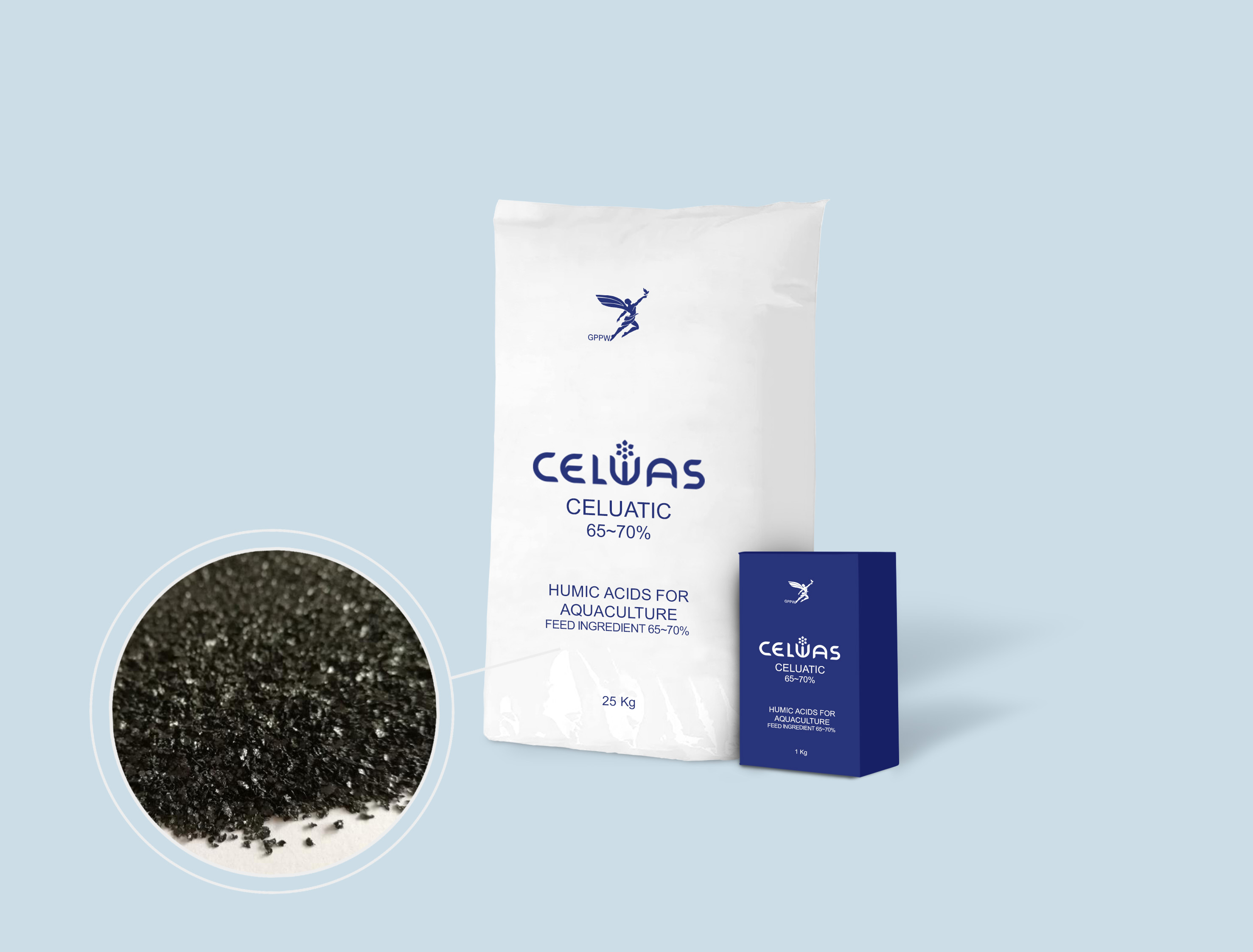 CELUATIC 65~70%<br /> humic acids for aquaculture